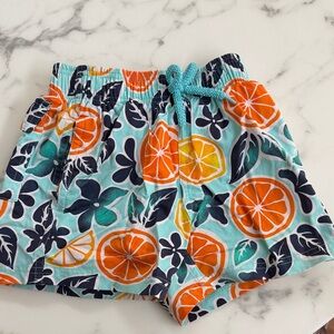 Vilebrequin Citrus and Leaf Print Shorts